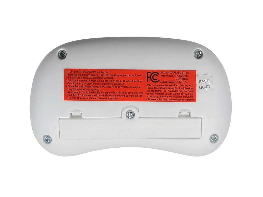 2.4 Ghz Afstandsbediening T.b.v. Elektrische Kinderauto's (Cst-1A)