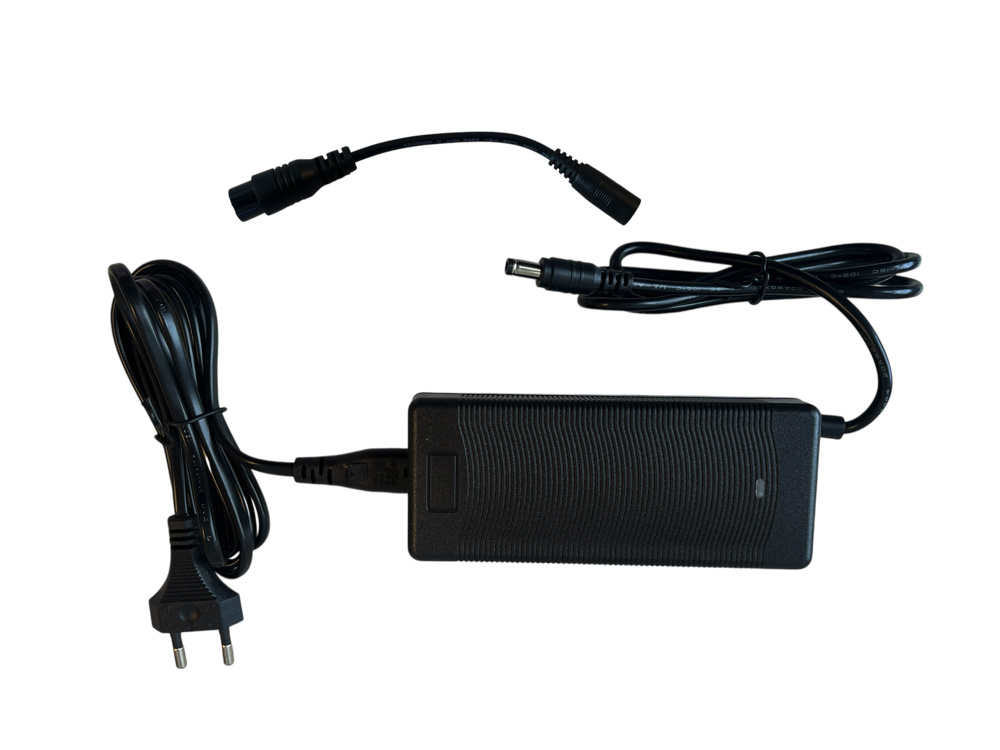 48 Volt 2Ah Oplader, Gx16 3-Gats + Ronde Aansluiting Voor Loodaccu's
