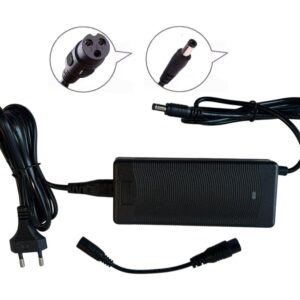 48 Volt 2Ah Oplader, Gx16 3-Gats + Ronde Aansluiting Voor Loodaccu's