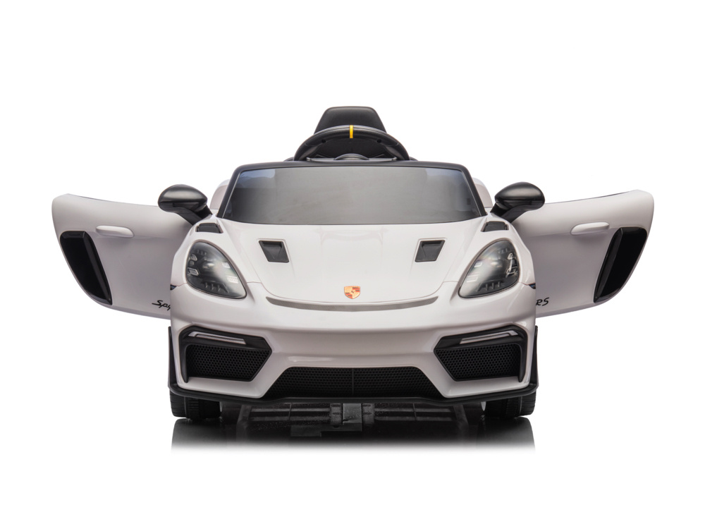 Porsche Spyder Rs, 12 Volt Kinder Accu Auto, Rubberen Banden, Leder Zitje En Meer! Porsche Spyder Rs, 12 Volt Kinder Accu Auto, Rubberen Banden, Leder Zitje En Meer!