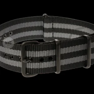 18mm PVD "Bond" NATO Militair Horloge Strap – Zwart