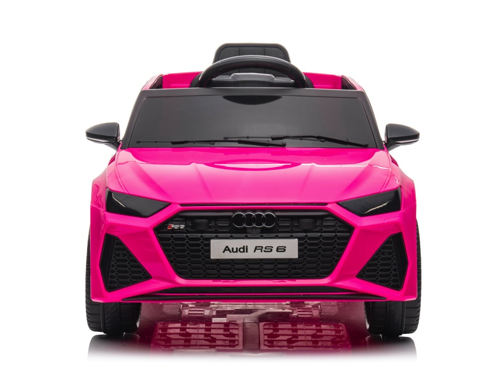 Audi Rs6,12 Volt Elektrische Kinderauto Met Rubberen Banden, Leder Zitje En Meer!