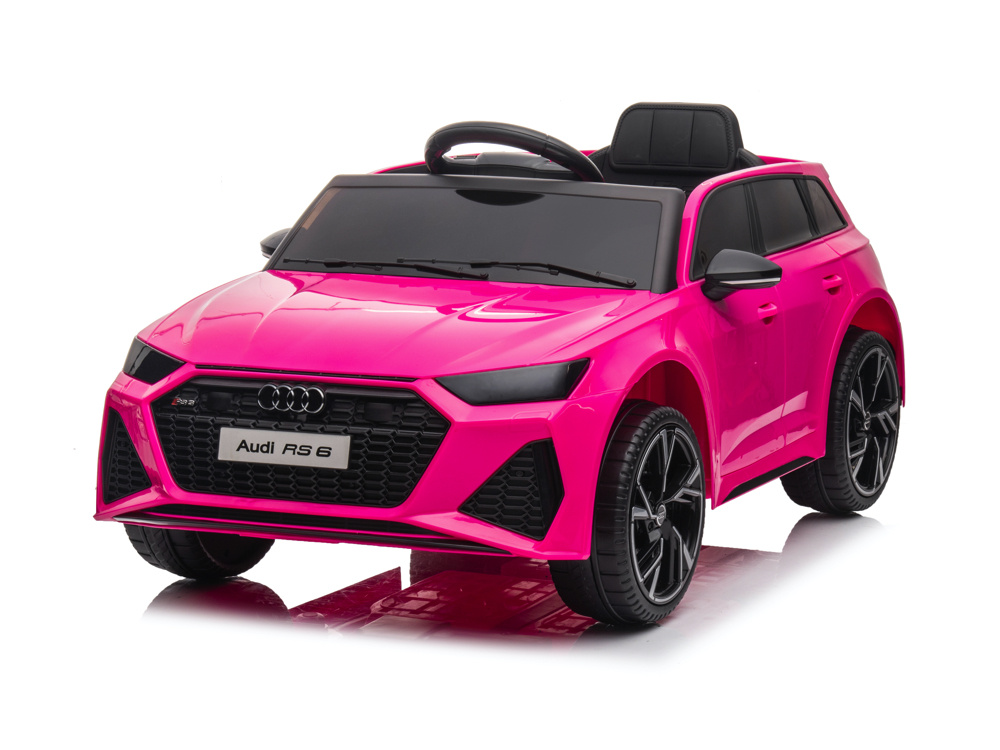 Audi Rs6,12 Volt Elektrische Kinderauto Met Rubberen Banden, Leder Zitje En Meer!