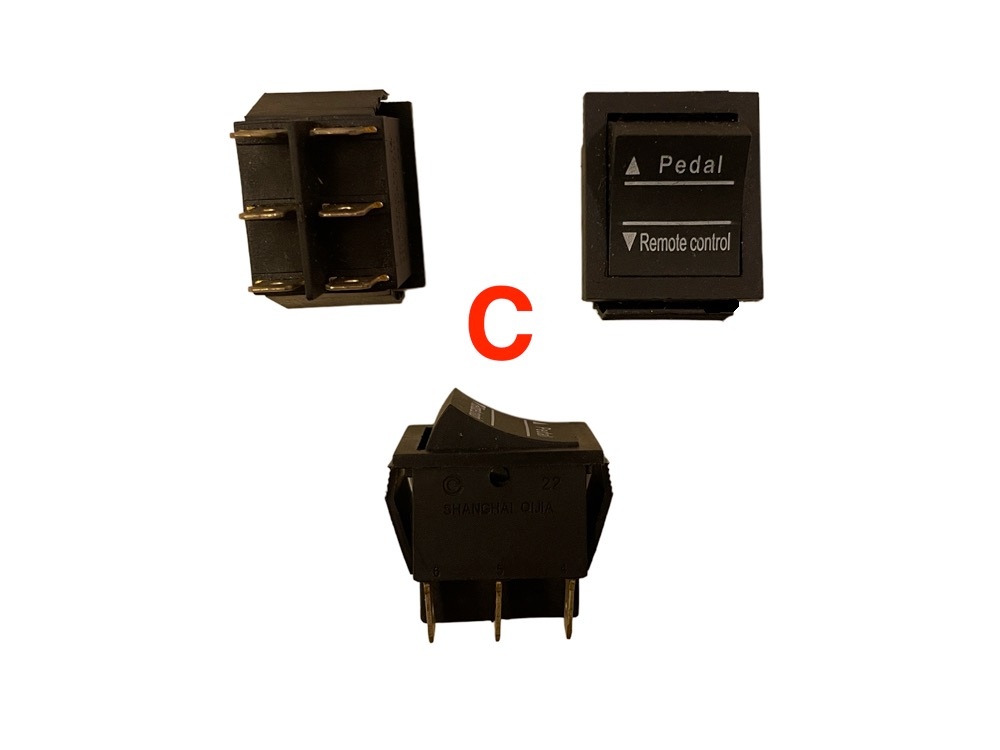 Schakelaars En Aan/Uit Knopjes Voor Elektrische Kinderauto's, Motors En Quads - (C) Pedal - Remote Control