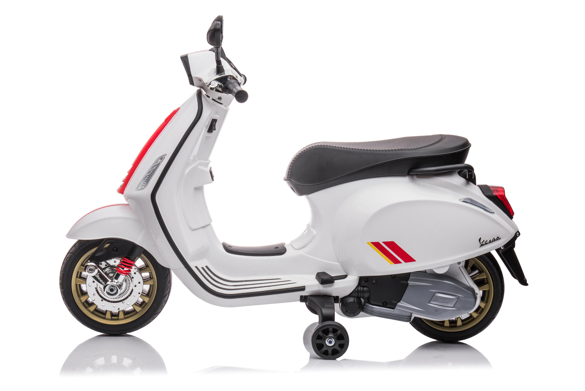 Vespa Sprint, 12 Volt Elektrische Scooter Met Muziek En Meer!