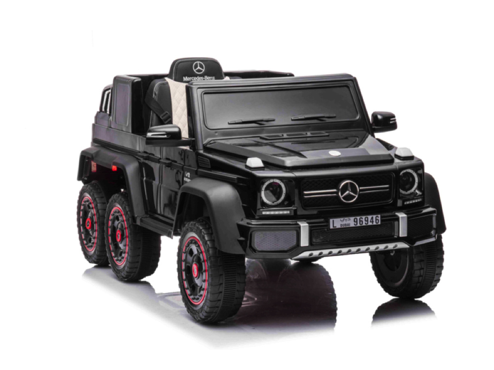 Mercedes-Benz G63 6X6, 12V Met Rubberen Banden En Meer!