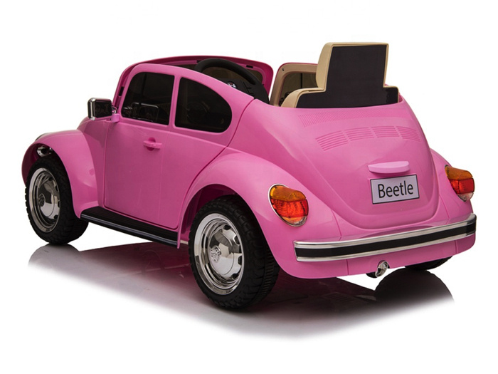 Volkswagen Beetle Oldtimer, 12 Volt Kinderauto Met Rubberen Banden En Meer!
