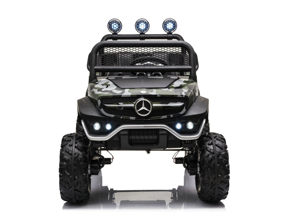 Mercedes-Benz Unimog, 12V Kinder Accu Voertuig, Buggy Met Vele Opties Mercedes-Benz Unimog, 12V Kinder Accu Voertuig, Buggy Met Vele Opties