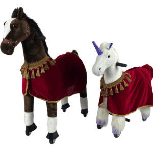 Paardendeken T.b.v. My Pony Speelgoed Paarden (Rood)