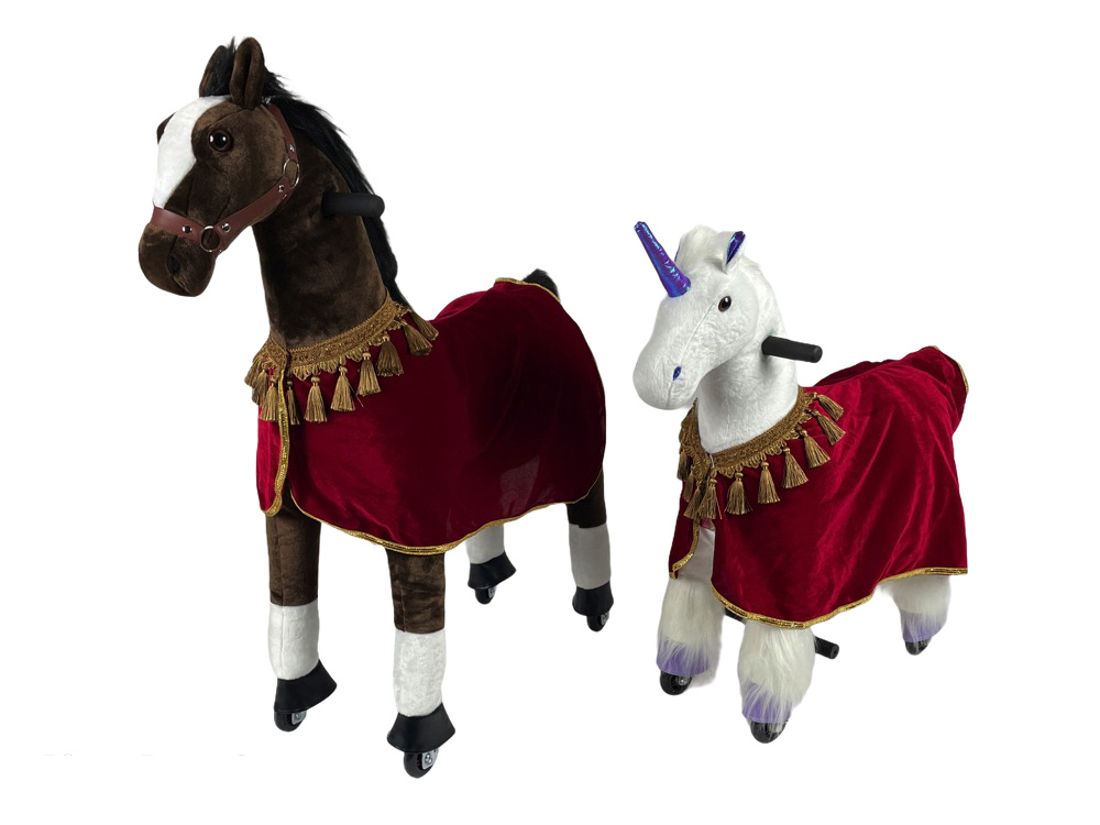 Paardendeken T.b.v. My Pony Speelgoed Paarden (Rood)