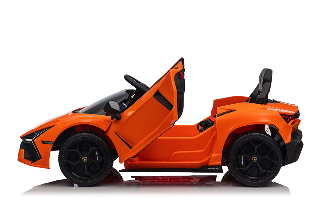 Lamborghini Revuelto, 12 Volt Elektrische Kinderauto Met Eva Banden En Kunstleder Zitje!