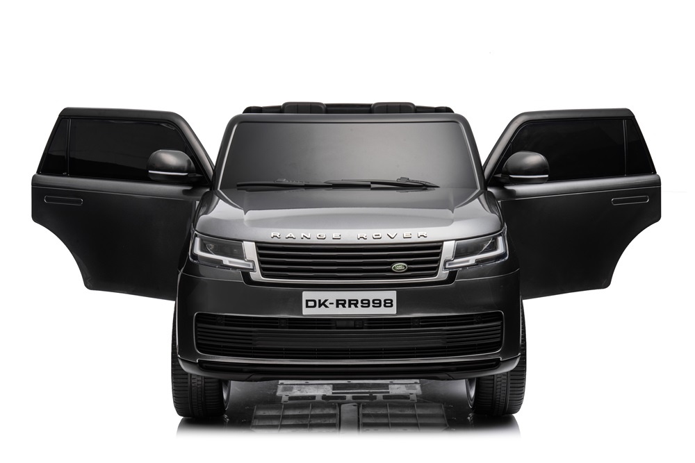 2-Persoons Range Rover, 24 Volt Elektrische Kinderauto, Mp4-Scherm, Rubberen Banden, Leder Zitting
