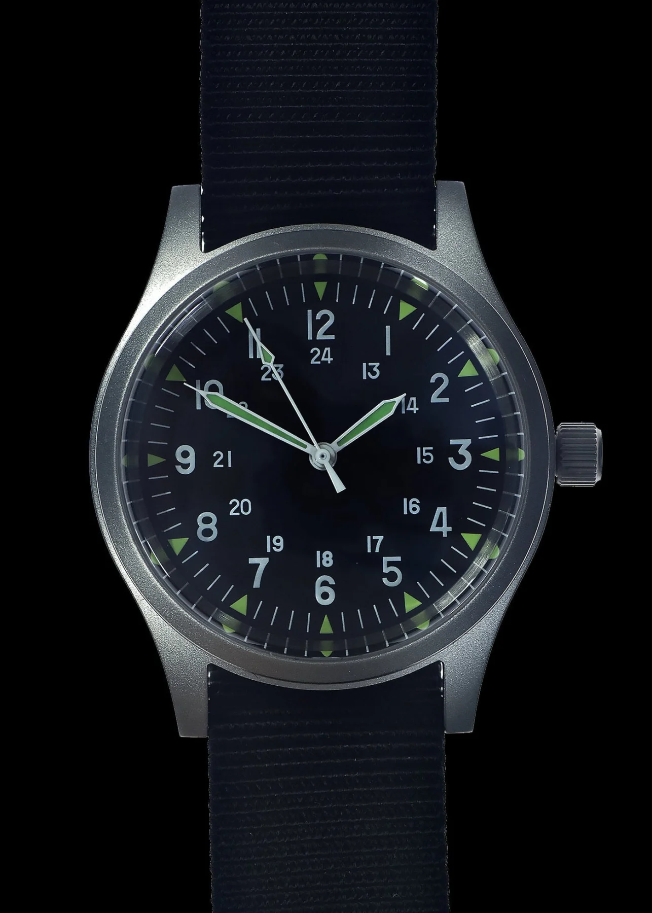 GG-W-113 U.S 1960s Pattern Automatisch 100m/330ft waterbestendig – Wit