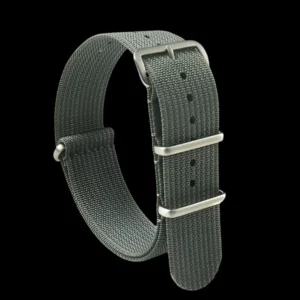 22mm Ribbed Grey NATO Militair Horloge Strap