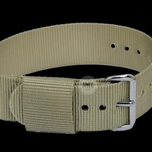 18mm Amerikaans Pattern "Khaki" Militair Horloge Strap