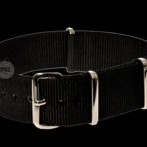 18mm Black NATO Militair Horloge Strap
