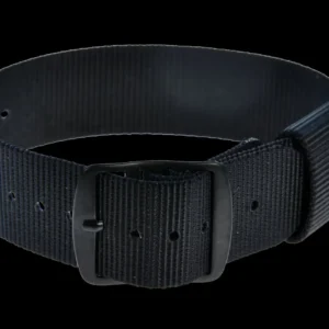 20mm Amerikaans Pattern Black Militair Horloge Strap with zwart PVD – NATO strap