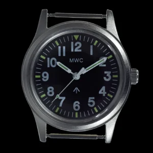 MWC Classic 1960s/70s European Pattern Militair Horloge on a Black