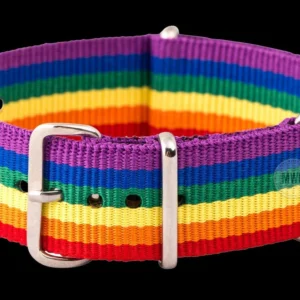 18mm LGBT Rainbow NATO Militair Horloge Strap