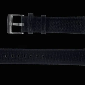 20mm Black Sailcloth CORDURA® Horlogestrap – Authentiek Mili