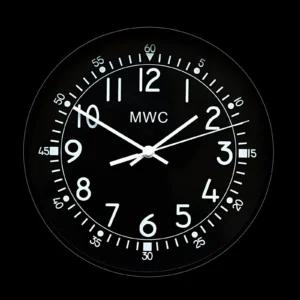 MWC Amerikaans 1940s/50s Pattern Retro Militair Wall Clock with