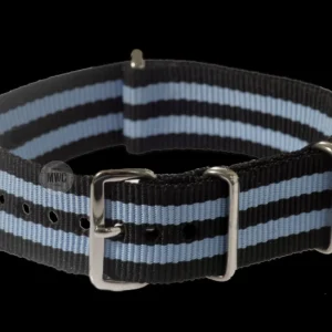 18mm "Blue and Black" NATO Militair Horloge Strap