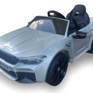 Bmw M5, Leder Zitje, Rubberen Banden, Kinder Accu Auto!