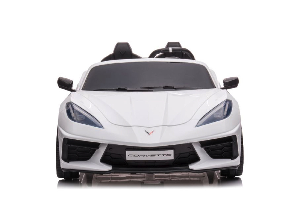 Corvette Stingray, 2-Persoons Elektrische Kinder Voertuig, 12 Volt Met Rubberen Banden, Leder Zitje En Meer!