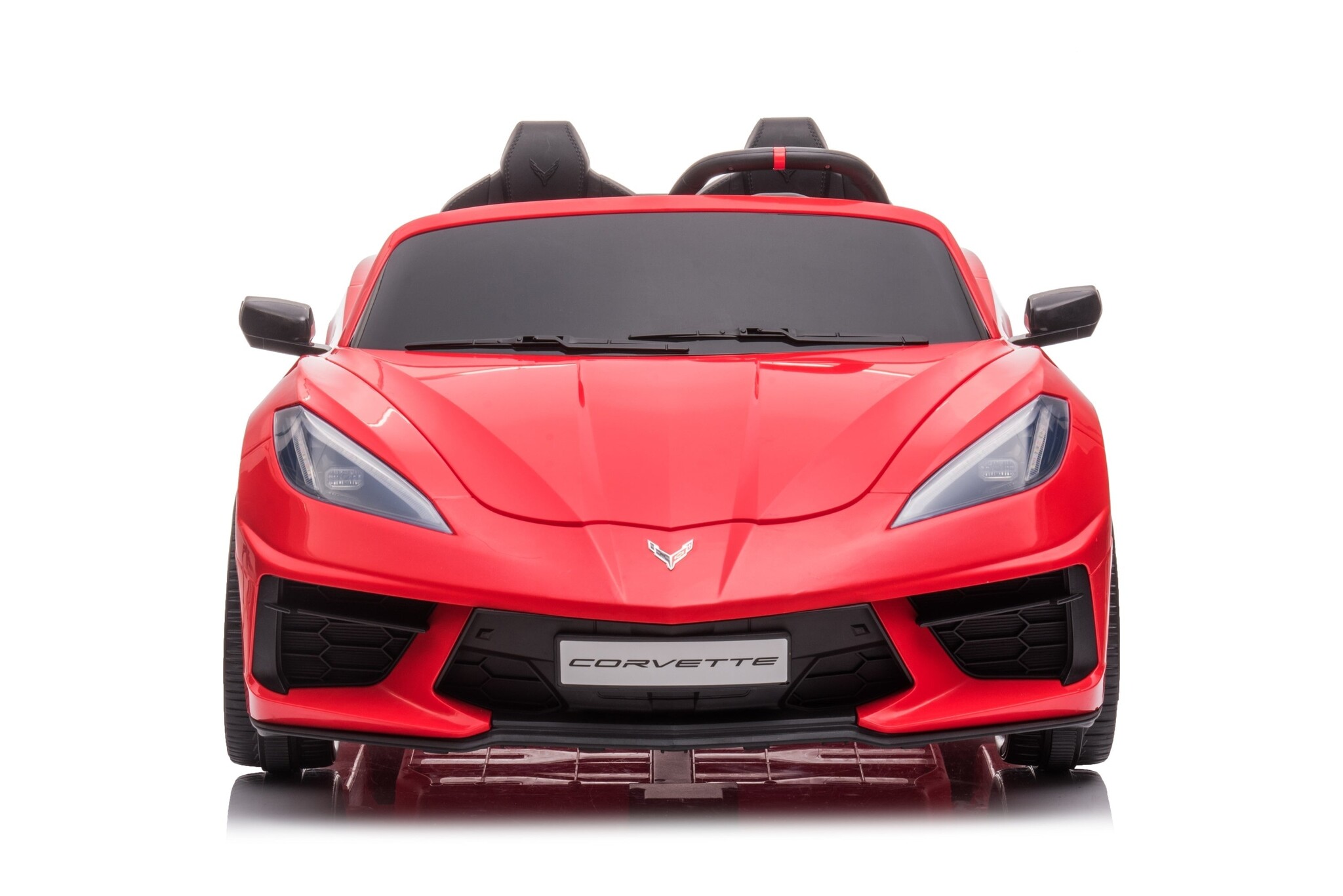 Corvette Stingray, 2-Persoons Elektrische Kinder Voertuig, 12 Volt Met Rubberen Banden, Leder Zitje En Meer!