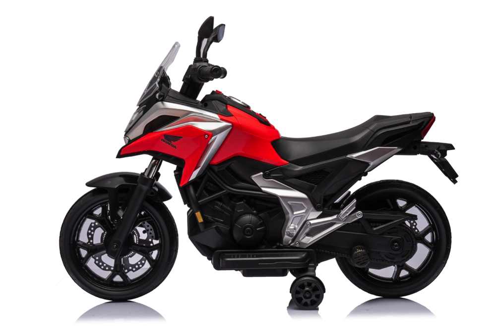 Honda Nc750X, 12 Volt Elektrische Kindermotor Met Rubberen Banden En Meer!