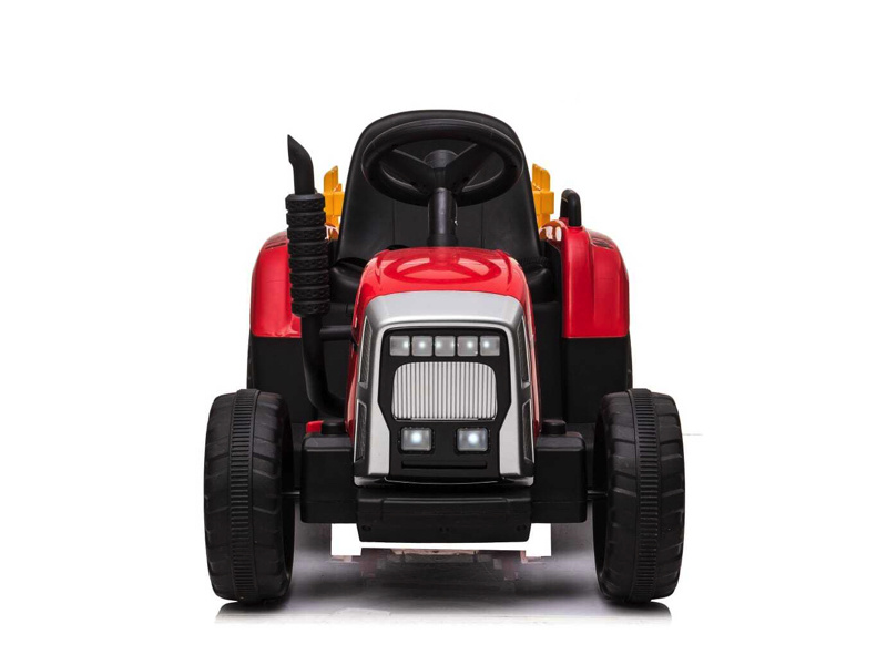 Tractor Rood, 2X 12 Volt Motoren, Elektrische Kindertractor.