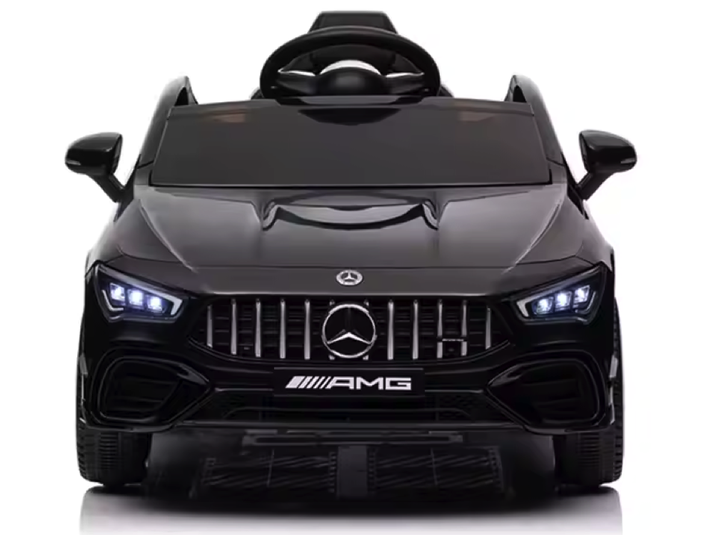 Mercedes Cla 45 S Amg Elektrische Kinderauto 12 Volt Elektrische Kinderauto Met Rubberen Banden, Leder Zitje En Meer!