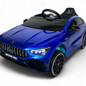 Mercedes Cla 45 S Amg Elektrische Kinderauto 12 Volt Elektrische Kinderauto Met Rubberen Banden, Leder Zitje En Meer!